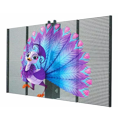 500*1000 TRA-M Indoor Transparent LED-Screen Anzeige Einfache Installation im Einkaufszentrum