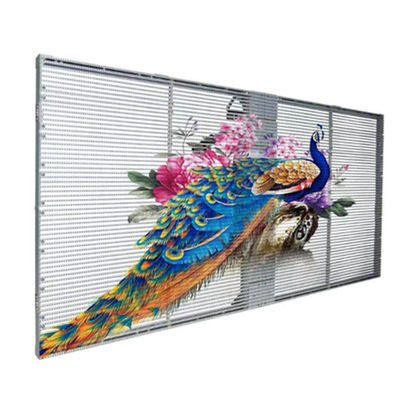 500*1000 TRA-M Indoor Transparent LED-Screen Anzeige Einfache Installation im Einkaufszentrum