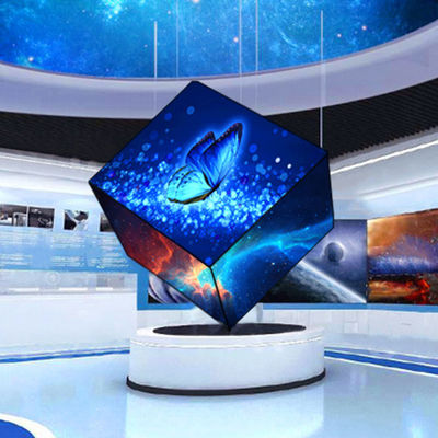 Hochpräzisions-LED-Display mit spezieller Form / LED-Kubusbildschirm für Einkaufszentren
