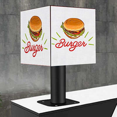 Hochpräzisions-LED-Display mit spezieller Form / LED-Kubusbildschirm für Einkaufszentren