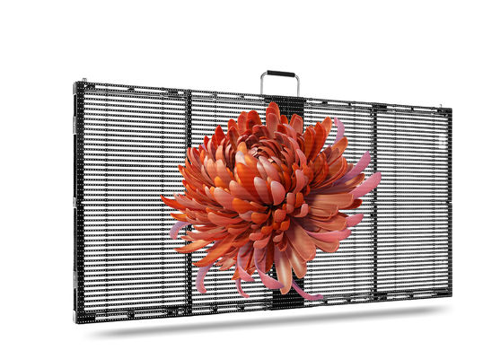 Dünner und leichter Outdoor Sealess Design Super-Slim Transparent LED-Bildschirm