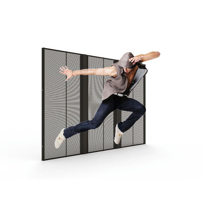 Innenraum Aluminium Schrank 1500*1000 PH3-7 Transparente Werbung veröffentlichen LED-Bildschirm