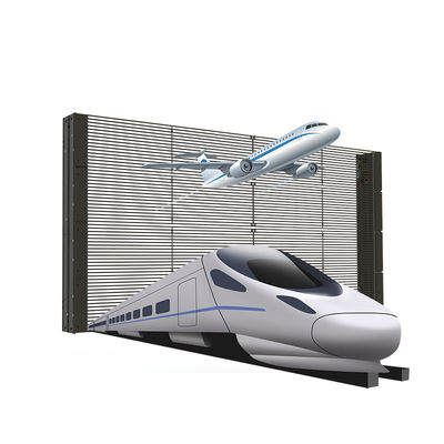 PH10-10 Transparenter LED-Bildschirm Innenraum Hohe Helligkeit Transparente LED-Videowand