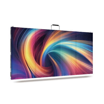 Transparente LED-Bildschirm Anzeige HT 500*1000 mehrere Installationen 3D Transparente Videowand