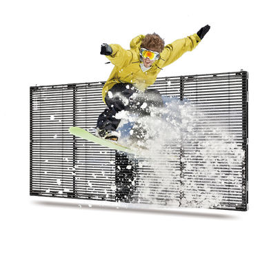 500*1000mm PH15-15 hochpräzise LED-transparente Bildschirm