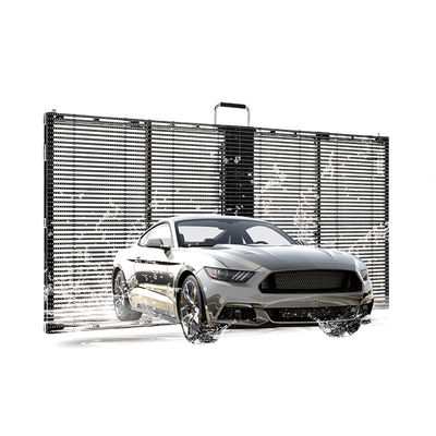Wasserdichte transparente LED-Bildschirmanzeige HT 500*1000 3D transparente Videowand