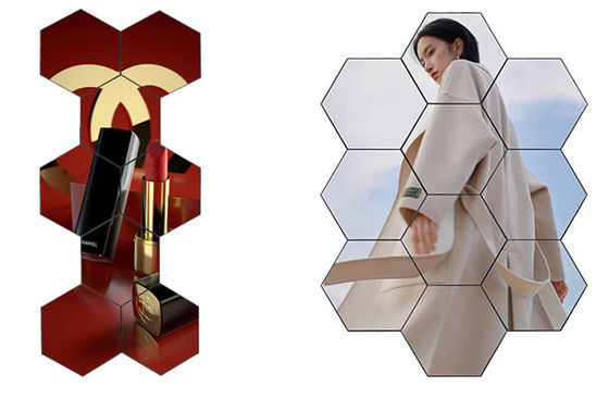 Hochhelligkeit Hexagon LED-Display Vollfarben-Kreativinstallation