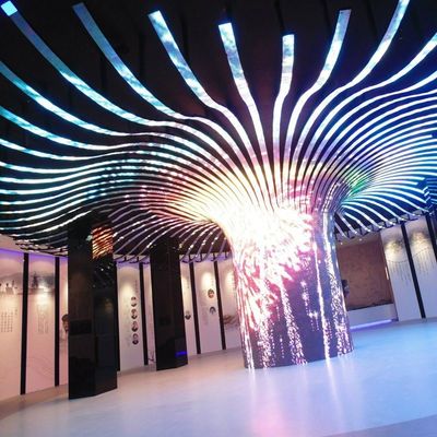 Werbung Splicing Flexible LED-Bildschirmwand kundenspezifische gekrümmte LED-Videowand