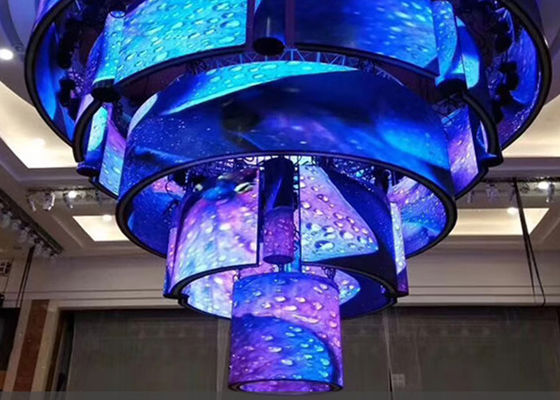 LED-Flexible Display mit hoher Helligkeit, kann bis zu 180° gebogen, nach Belieben verschmolzen werden