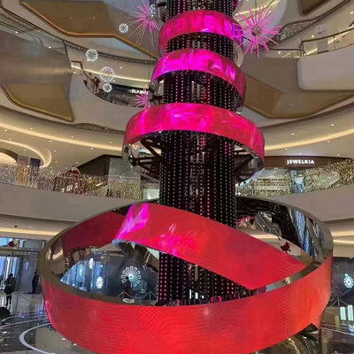 Hochhelligkeit Holographischer LED-Bildschirm Vollfarbe Außenwerbung LED-Display SR-M-Serie