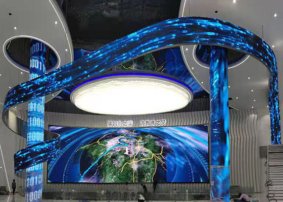Hohe Auflösung und Helligkeit LED-Flexible-Bildschirm SQ-R-Serie ist perfekt für die Innen-und Außeneinstellung