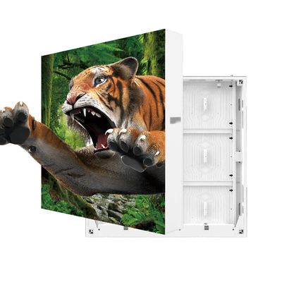 Maßgeschneiderte glasfreie 3D-Anzeige Außen Aluminium Schrank 480mm*320mm High-Definition