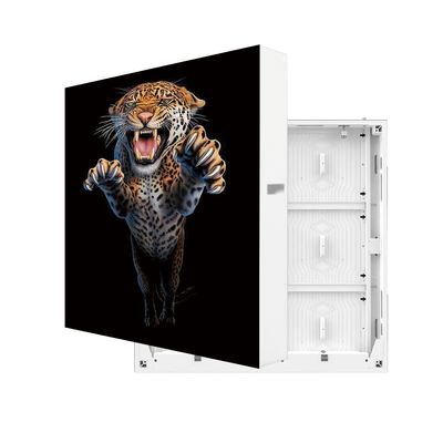 Maßgeschneiderte glasfreie 3D-Anzeige Außen Aluminium Schrank 480mm*320mm High-Definition