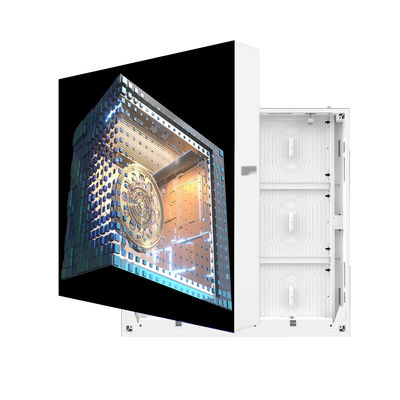 Maßgeschneiderter High-Definition-Brille-freier 3D-Bildschirm Außen Aluminium Schrank 480mm*320mm