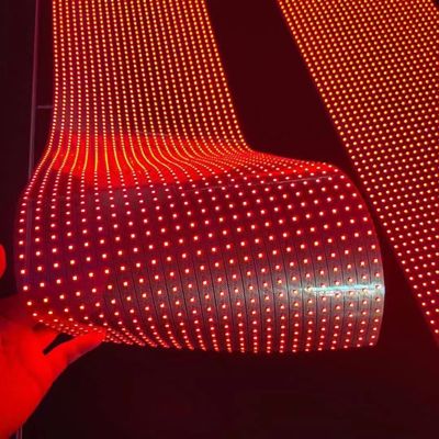 angepasste Helligkeit Transparenter LED-Kristallfilm für dynamische visuelle Wirkung