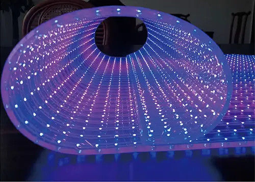 Hochauflösende LED-Kristallfilm-Bildschirm