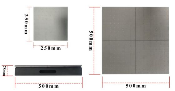 DM-R PH2.9 LED-Beleuchtete Bodenfliesen 500mmx1000mm Für Außen / Innenräume