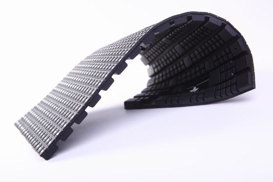 Große, flexible LED-Bildschirme, hohe Helligkeit, gekrümmte Videowandbildschirme