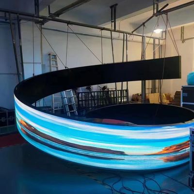 HMT-SA-P2.5 Bühnen-LED-Display-Bildschirm Vollfarbe gekrümmter LED-Bildschirm für den Außenbereich