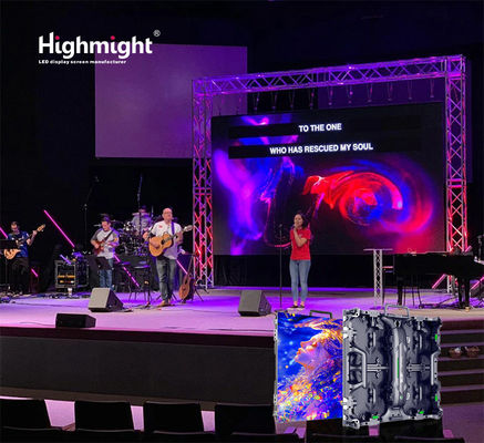 Innenraum RH-B PH3.91 Full Color Rental LED-Display Videowand kann frei zusammengefügt werden