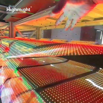 Hochtransparente LED-Kristallfilm-Bildschirm Ultra-dünne Gestaltung Grenzlose transparente Anzeige