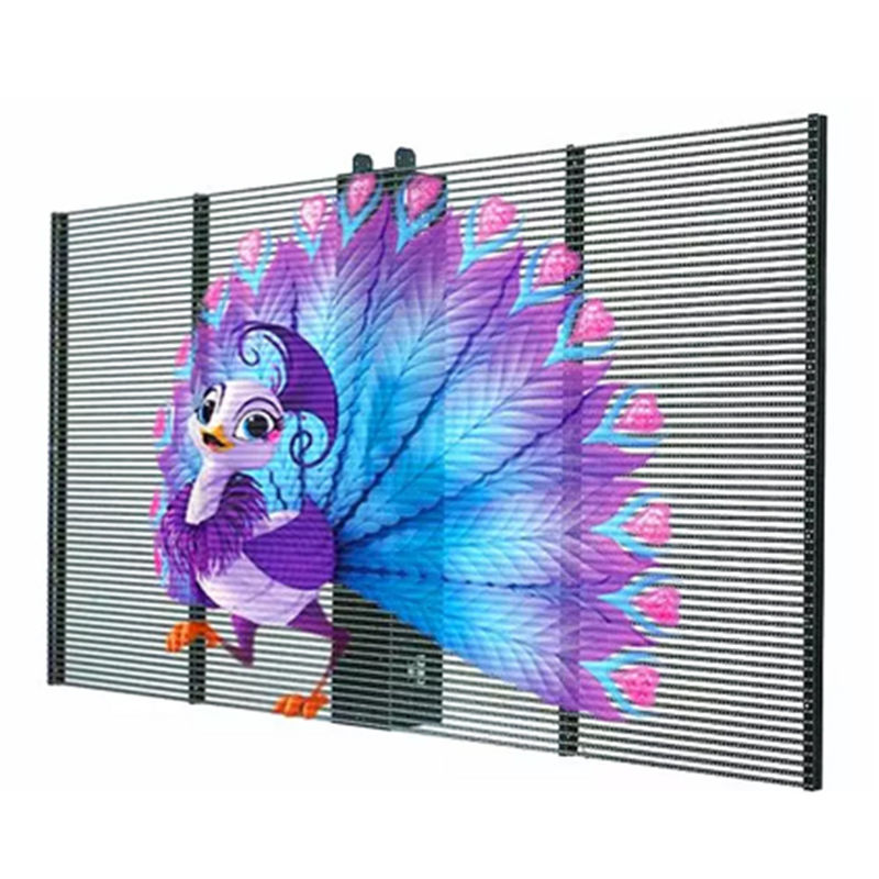 500*1000 TRA-M Indoor Transparent LED-Screen Anzeige Einfache Installation im Einkaufszentrum