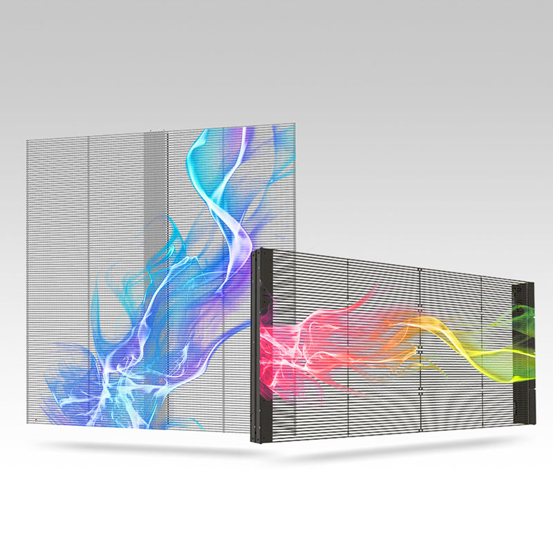 Innenraum 1000*1000 PH3-7 Transparente LED-Display-Paneele mit hoher Helligkeit Aluminiumlegierung