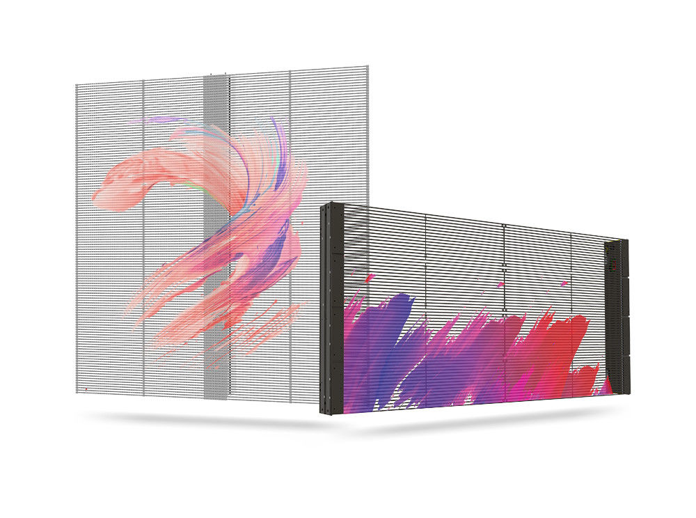 1000*1000 TRA-M Ultra-Clear Indoor Transparent LED Display Screen Einfache Installation