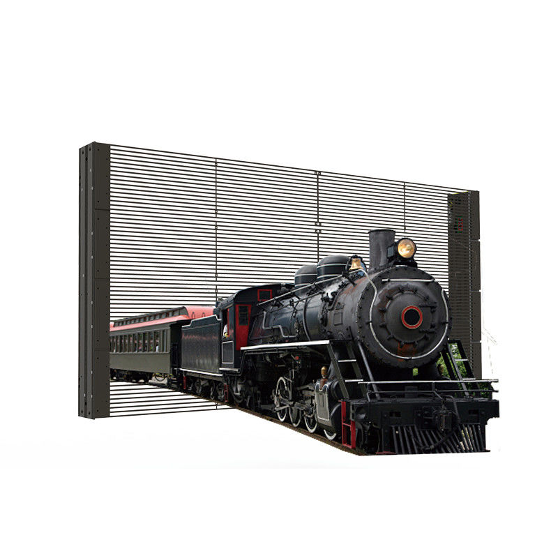 TRA-B PH5-10 Indoor See Through LED-Bildschirm 1000mmX1000mm Transparente Anzeige aus Aluminiumlegierung