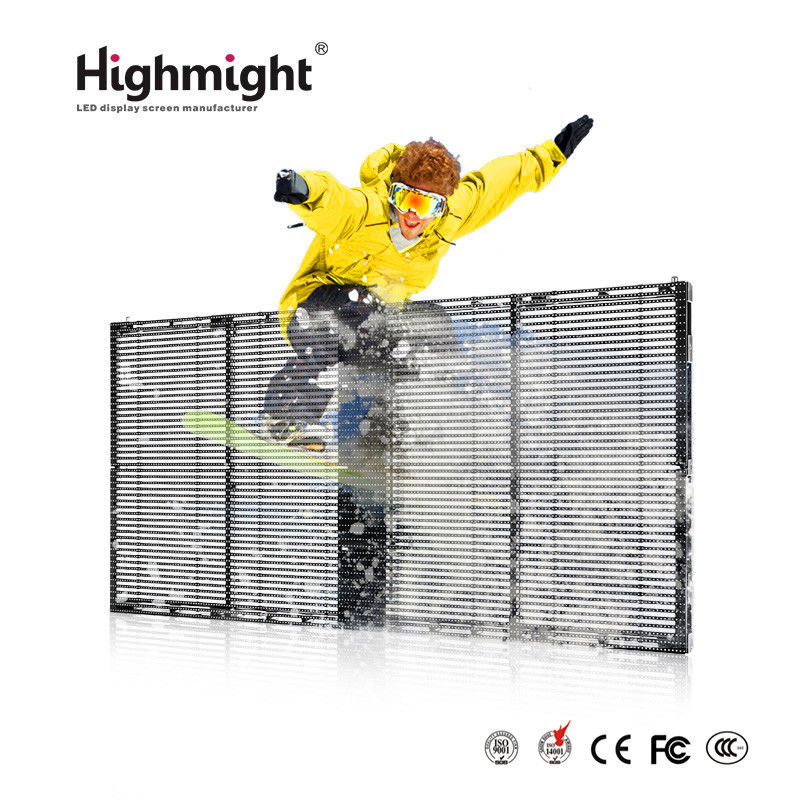 500mm*1000mm TRA-F PH3-7 Modularer Außenmontage mit hoher Helligkeit LED Transparent Display Screen